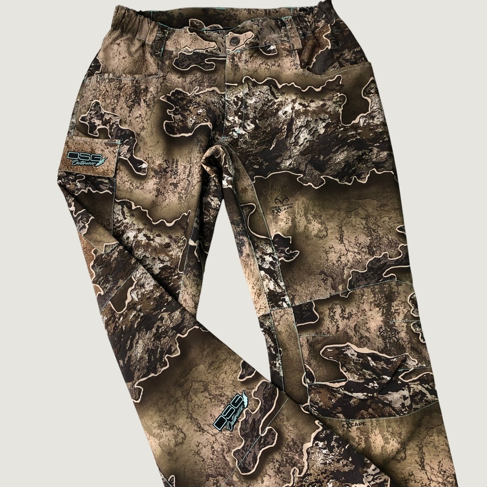 DSG Outerwear Bexley 3.0 Hunting Pants Women Medium Camo Realtree Excape Ripstop